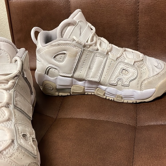 Nike Air Uptempo Kids White Sneakers - Picture 12 of 14